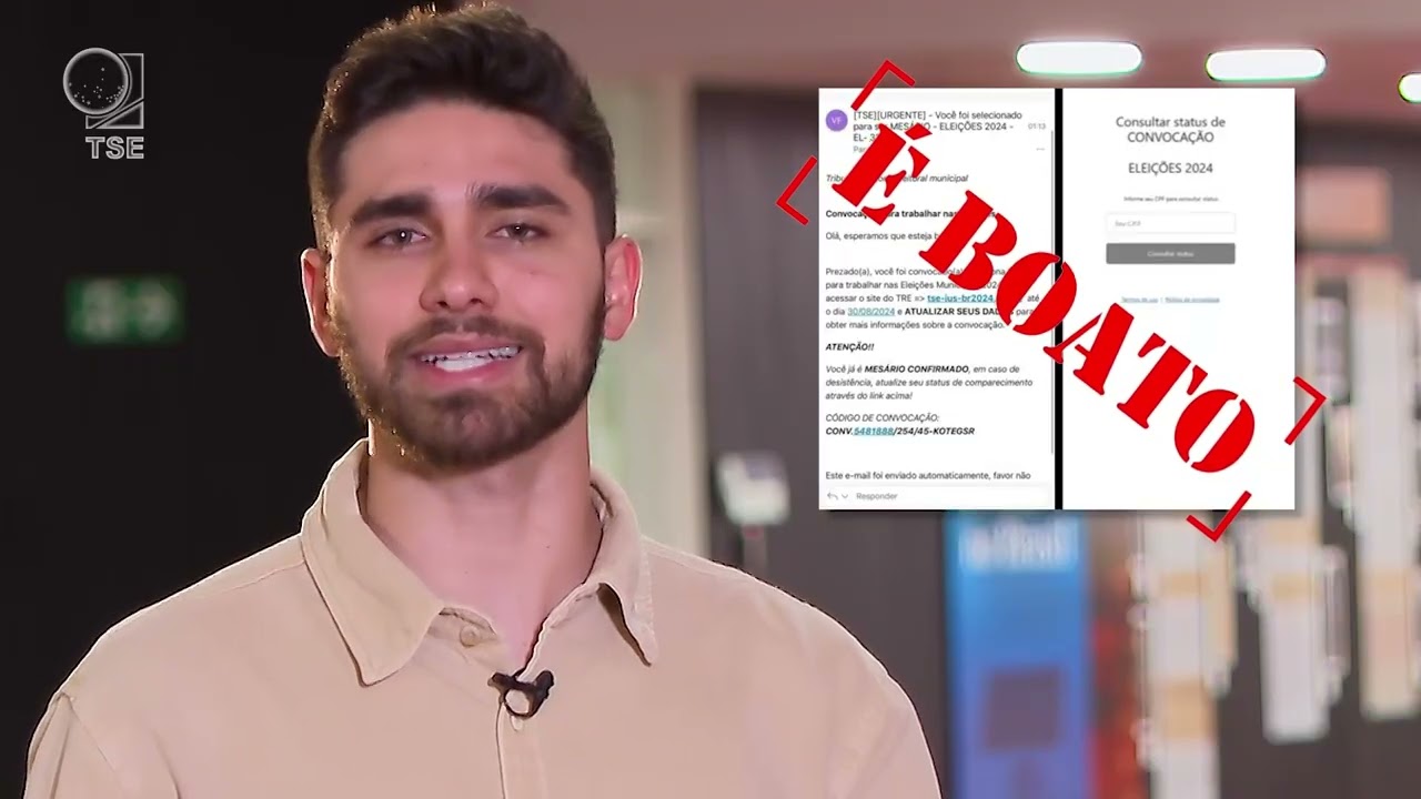 E- mail sobre convocação de mesários para 2º turno é falso