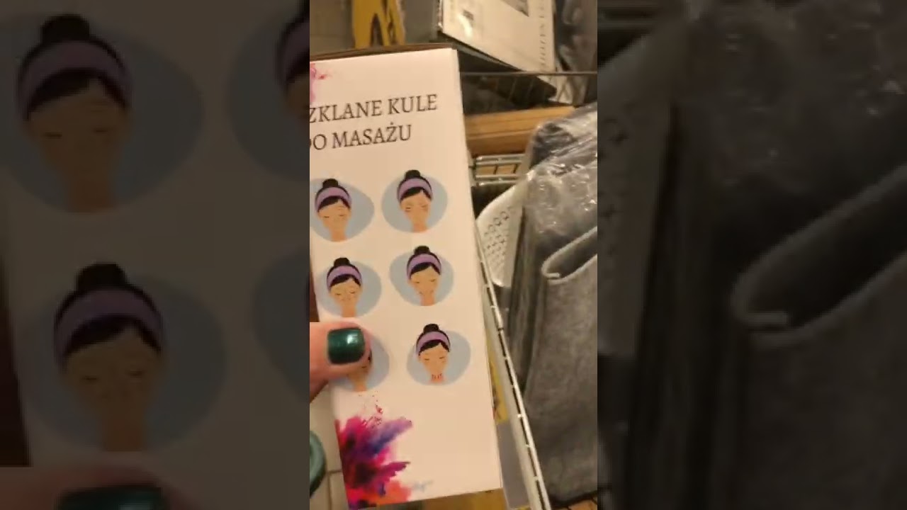 Szklane kule do masażu