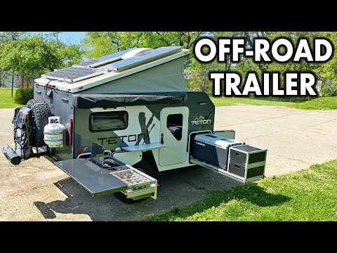 Unique Pop-Up Camper Trailer Under 3,500 lbs | Teton X Hybrid Walk Through