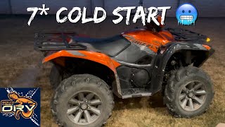 Yamaha Grizzly Cold Start