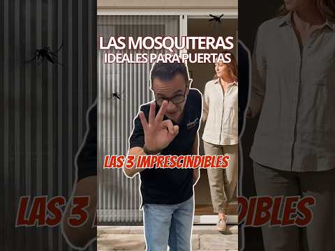 3 mosquiteras para Puerta que abre hacia dentro!