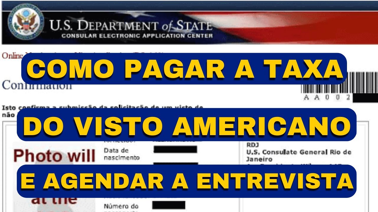 ✅Como pagar a taxa da DS 160 e agendar a entrevista no consulado americano em 2023
