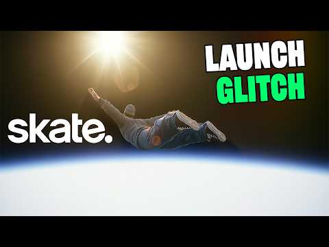 How To Launch Glitch Into Space in Skate. (Skate 4 Launch Glitch Tutorial)