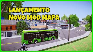 🟢Proton Bus Simulator | Novo Mod Mapa Real Linha 606C Cantinho do Céu | PBS2