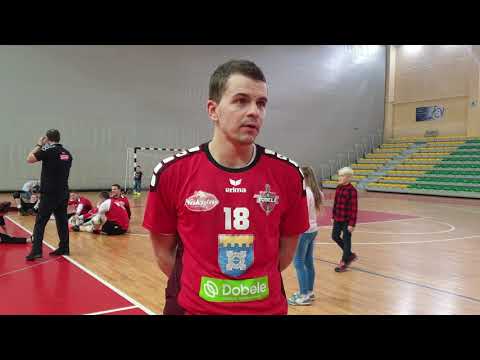 Andis Ērmanis pēc Baltijas handbola līgas spēles ar Dragunas Klaipeda