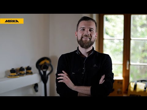 Perfect finish - for sanding walls and ceilings with Mirka's sanders and sandpaper