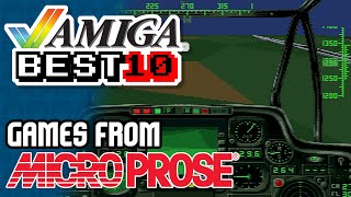 Amiga Best 10 | Games from Microprose #Amiga