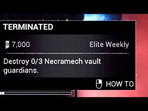 How to Destroy 3 Necramech Vault Guardians in Warframe