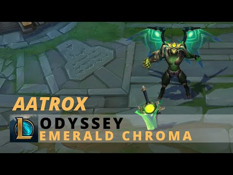 Odyssey Aatrox Emerald Chroma - League Of Legends