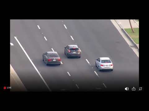 Police chase of reckless driver in LA(Part 2) - Final