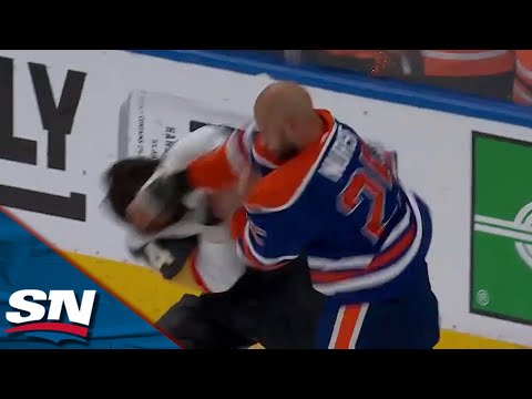 Darnell Nurse And Nicolas Hague Exchange Haymakers As Tempers Boiler Over At End Of Game 4