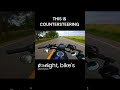 How To Countersteer On A Motorcycle ONE FINGER Demonstration