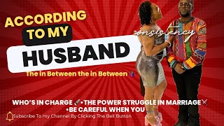 WHO’s in CHARGE ⁉️•THE POWER 💪🏾STRUGGLE in MARRIAGE⚔️❤️‍🩹•BE CAREFUL WHEN YOU 🙏🏾 #marriagevideo