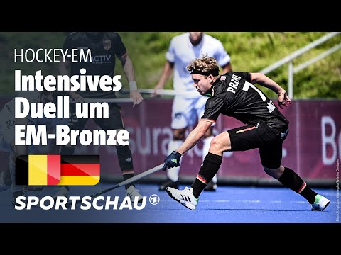 Belgien - Deutschland Highlights Hockey-EM | Sportschau