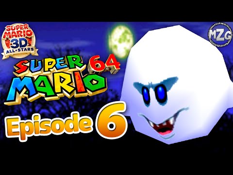 Super Mario 64 Gameplay Walkthrough Part 6 - Big Boo's Haunt! - Super Mario 3D All-Stars