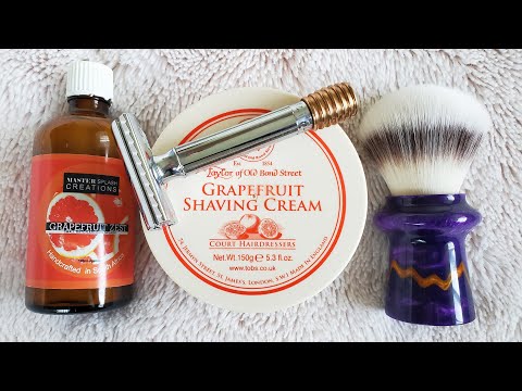 Grapefruit Shave with Taylor of Old Bond Street and Master Soap Creations | Merkur Progress, Wald A1