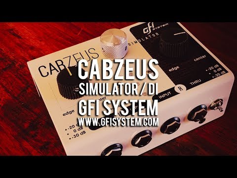 GFI System Cabzeus Stereo Speaker/Cabinet/Miking Simulator DI w/MIDI image 5