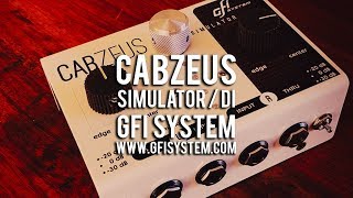 Video thumbnail for GFI System: CABZEUS Stereo Speaker Simulator & DI Box by Brett Kingman
