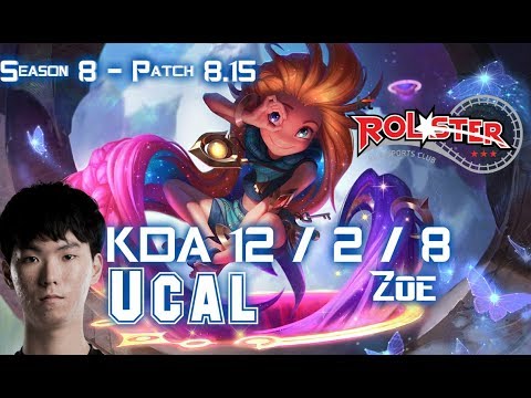 KT Ucal ZOE vs ORIANNA Mid - Patch 8.15 KR Ranked