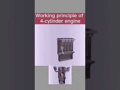 4 Cylinder engine ⚙️🔩kese kam krta he..//* 👍... Generator..