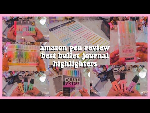 cute affordable pastel highlighters, amazon review 🖊