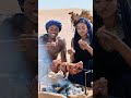 Tuareg Tribe Eating MASSIVE Smoked Lamb in the Sahara! 🍖 #tribalfood #asmreating #triballife