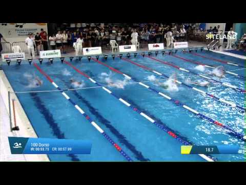 Finale dei 100 Dorso Ragazzi Maschi - 18 Memorial  Chiara Giavi