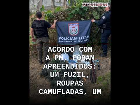 PM encontra fuzil, drogas e roupas camufladas escondidos em caixa d’água após tiroteio em Resen
