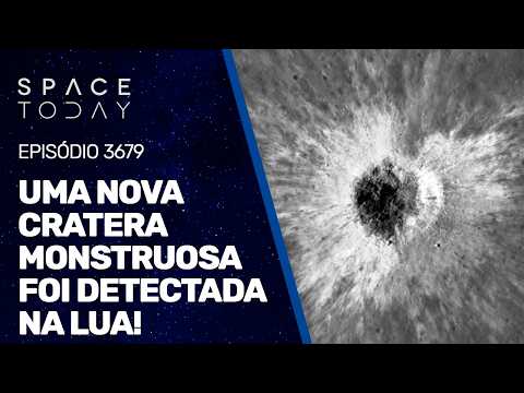 UMA NOVA CRATERA MONSTRUOSA FOI DETECTADA NA LUA!!!