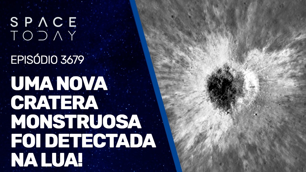 UMA NOVA CRATERA MONSTRUOSA FOI DETECTADA NA LUA!!!
