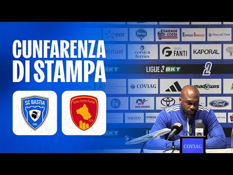 J11 | SC Bastia - Rodez AF : A Cunfarenza di stampa di Johny Placide