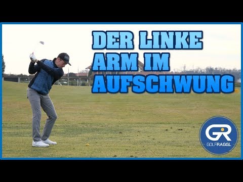 THE LEFT ARM IN THE SWING - HOW TO KEEP IT STRAIGHT - GOLF SWING TECHNIQUE