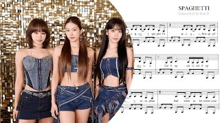 Download lagu LE SSERAFIM — SPAGHETTI (Member ver.) Piano Sheet Music mp3 Download lagu LE SSERAFIM — SPAGHETTI (Member ver.) Piano Sheet Music mp3