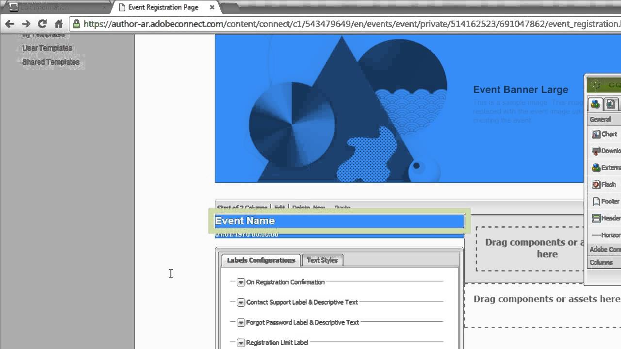 Customize Registration Confirmation