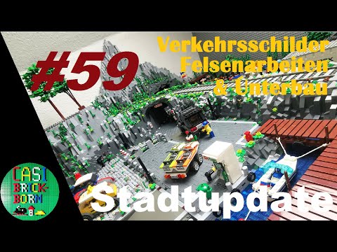 LEGO City (59) Verkehrsschilder, Felsenarbeiten, weiterer Unterbau #YOUTUBERTREFF