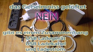 USB Ladegeräte Ladekabel Ladestrom im Test