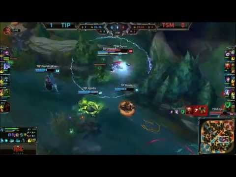 Dyrus Fail Teleport - TSM vs TiP - Game 2 NA LCS Spring Semi-Finals 2015