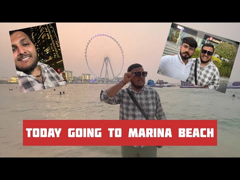 Today going to marina beach with friends