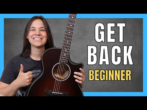 Have Fun STRUMMING Get Back with only 3 EASY CHORDS!