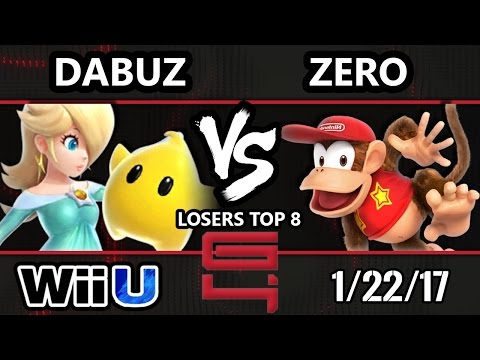 Genesis 4 Smash 4 - RNG | Dabuz (Rosalina) Vs. TSM ZeRo (Diddy) SSB4 Losers Top 8 - Smash Wii U