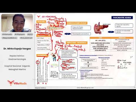 PÁNCREAS GENERALIDADES - PANCREATITIS AGUDA PARTE 1 - GASTROENTEROLOGÍA - VILLAMEDIC
