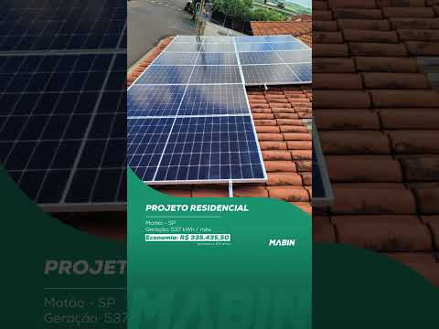 Projeto MABIN | Matão - SP | 4,70 kWp