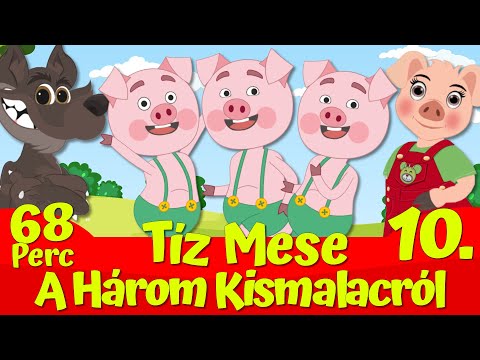 🔴 A Három Kismalac és a Farkas 🐷🐺🔴 I A Tíz Legszebb Mese I Szandi Mesék I Magyar Tündérmesék