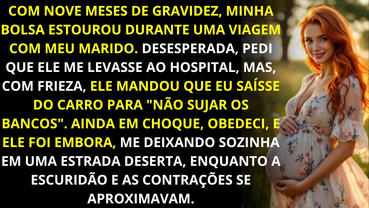 Eu, uma grávida de NOVE MESES, Abandonada em uma Estrada Escura!