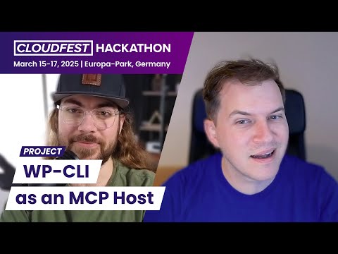 "WP-CLI as an MCP Host" - CloudFest Hackathon 2025 Project Preview