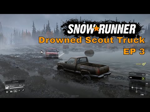 Snow Runner EP3 - Drowned Scout Truck Rescue