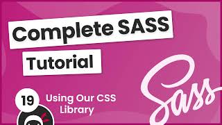 מדריך SASS (לבנות ספריית CSS משלך) #19 - שימוש בספריית CSS
