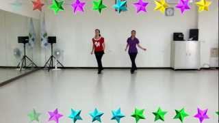 Blue Rich Mountains Bluse - Line Dance ( by Marie Sørensen )