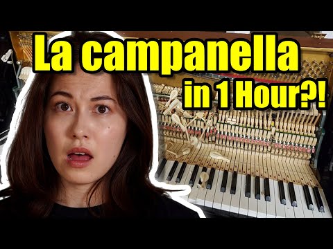Liszt La Campanella 1 Min, 10 Min, 1 Hour piano Challenge