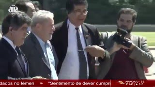 Chegada de Lula ao Planalto para pronunciamento de Dilma Rousseff | Jovem Pan